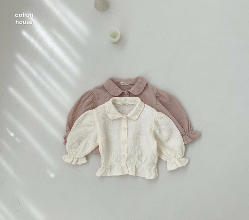COTTON HOUSE - Korean Children Fashion - #Kfashion4kids - Harmony Collar Blouse - 12