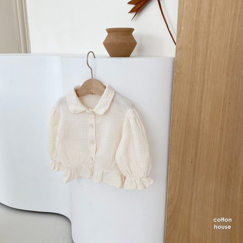 COTTON HOUSE - Korean Children Fashion - #Kfashion4kids - Harmony Collar Blouse - 3