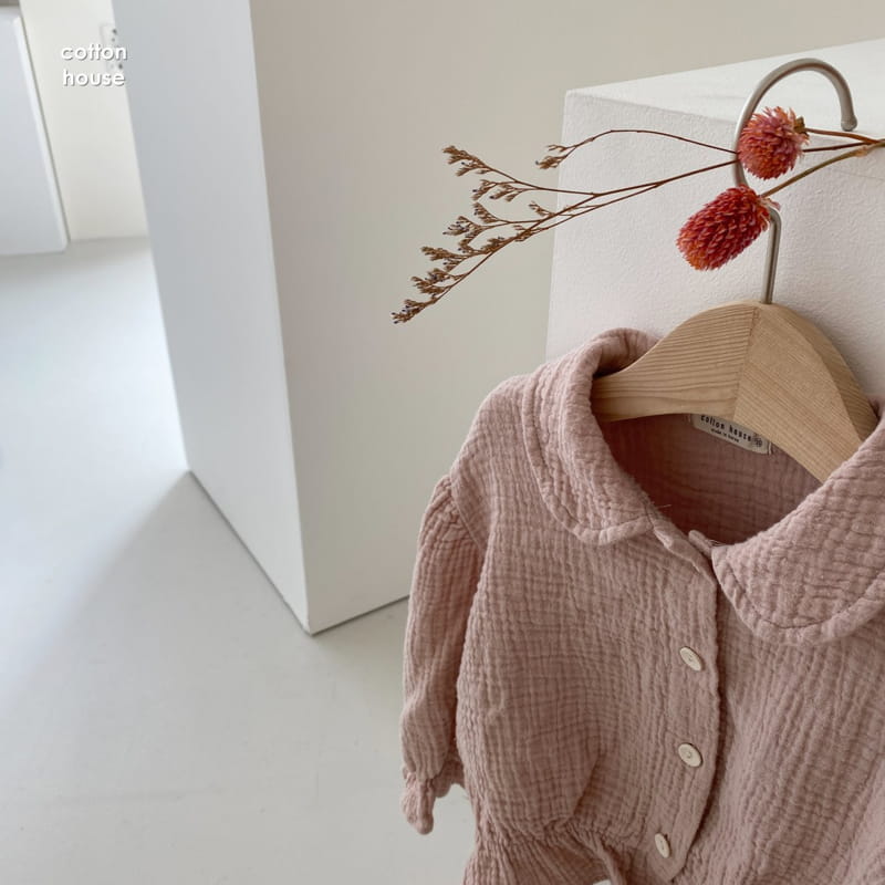COTTON HOUSE - Korean Children Fashion - #Kfashion4kids - Harmony Collar Blouse - 4