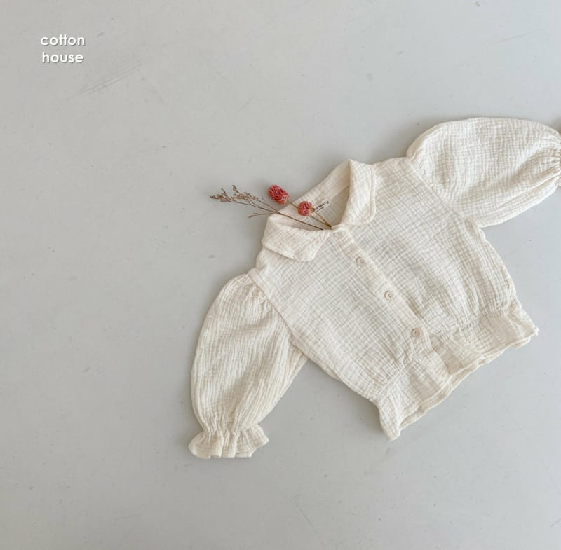 COTTON HOUSE - Korean Children Fashion - #Kfashion4kids - Harmony Collar Blouse - 6