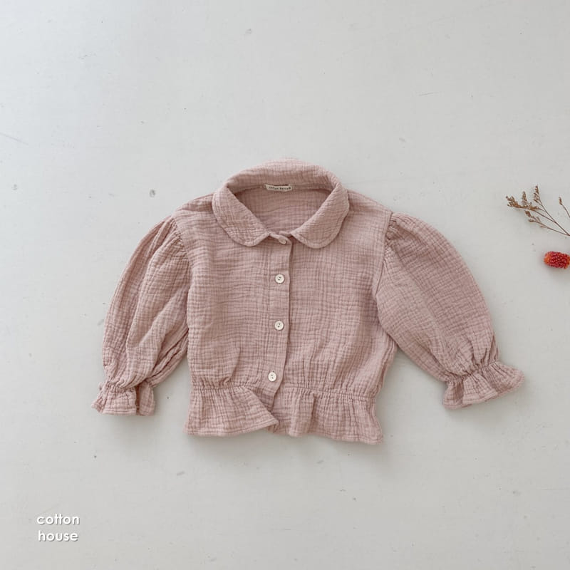 COTTON HOUSE - Korean Children Fashion - #Kfashion4kids - Harmony Collar Blouse - 7