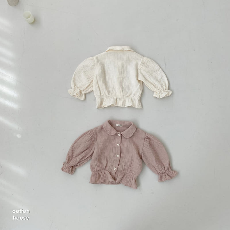 COTTON HOUSE - Korean Children Fashion - #Kfashion4kids - Harmony Collar Blouse - 8