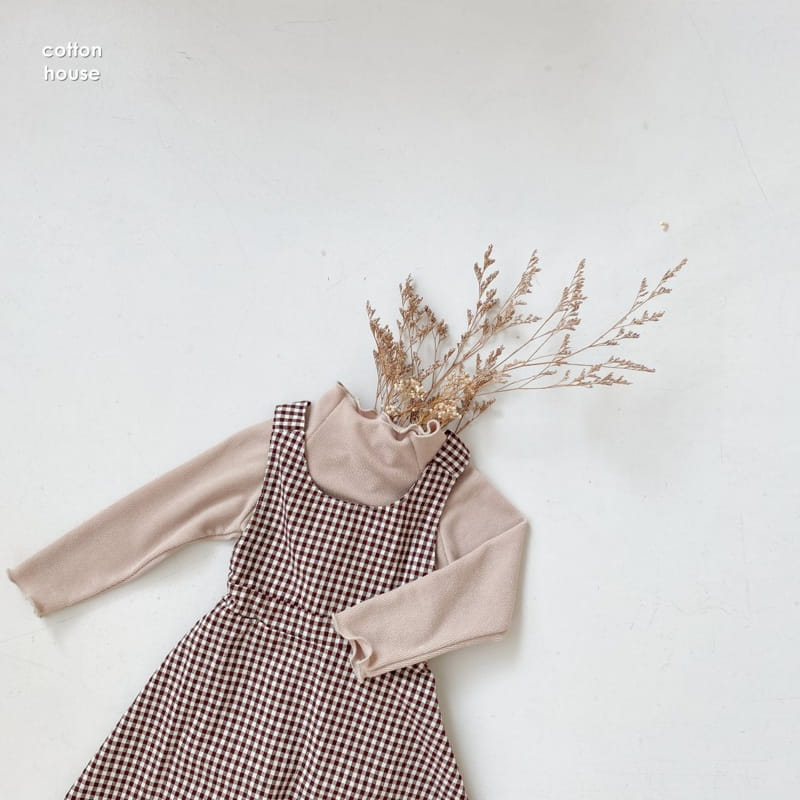 COTTON HOUSE - Korean Children Fashion - #Kfashion4kids - Raglan Half Turtleneck Tee
