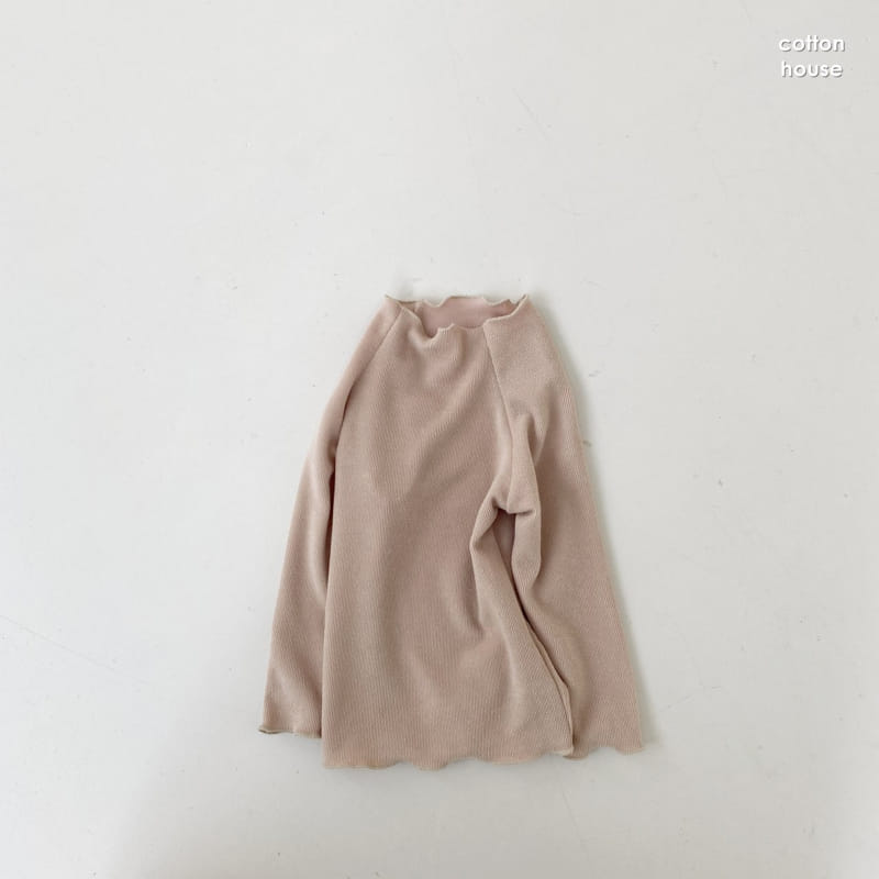 COTTON HOUSE - Korean Children Fashion - #Kfashion4kids - Raglan Half Turtleneck Tee - 12