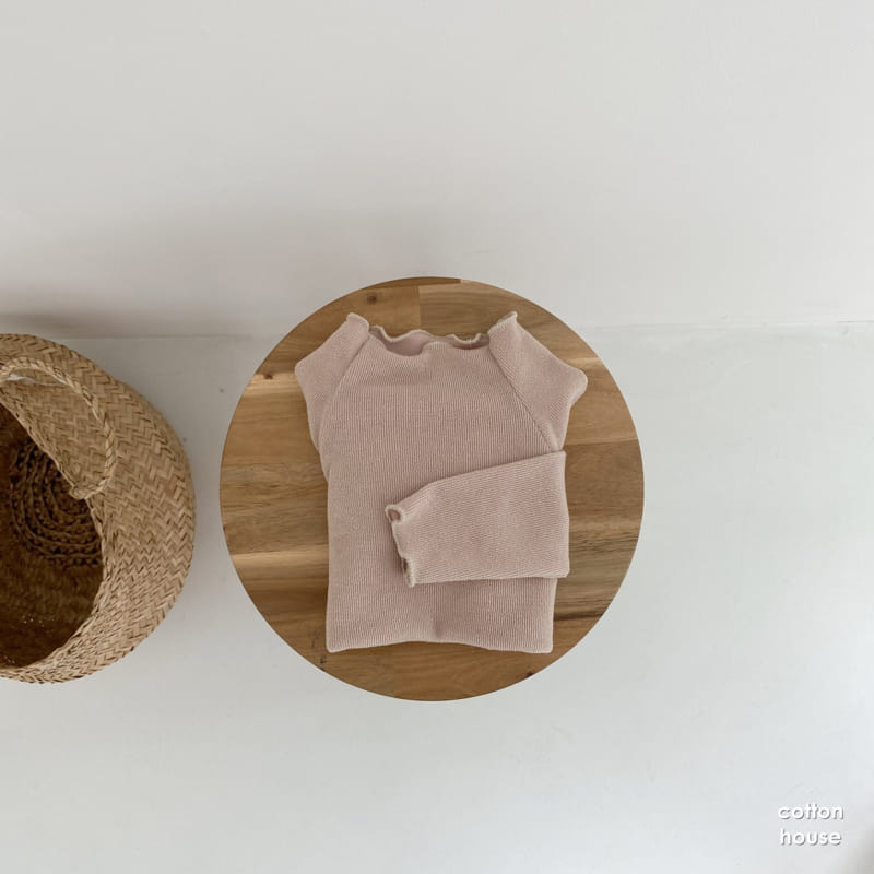 COTTON HOUSE - Korean Children Fashion - #Kfashion4kids - Raglan Half Turtleneck Tee - 9