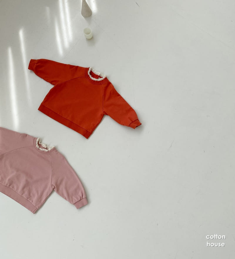 COTTON HOUSE - Korean Children Fashion - #Kfashion4kids - Lace Collar Pullover - 10