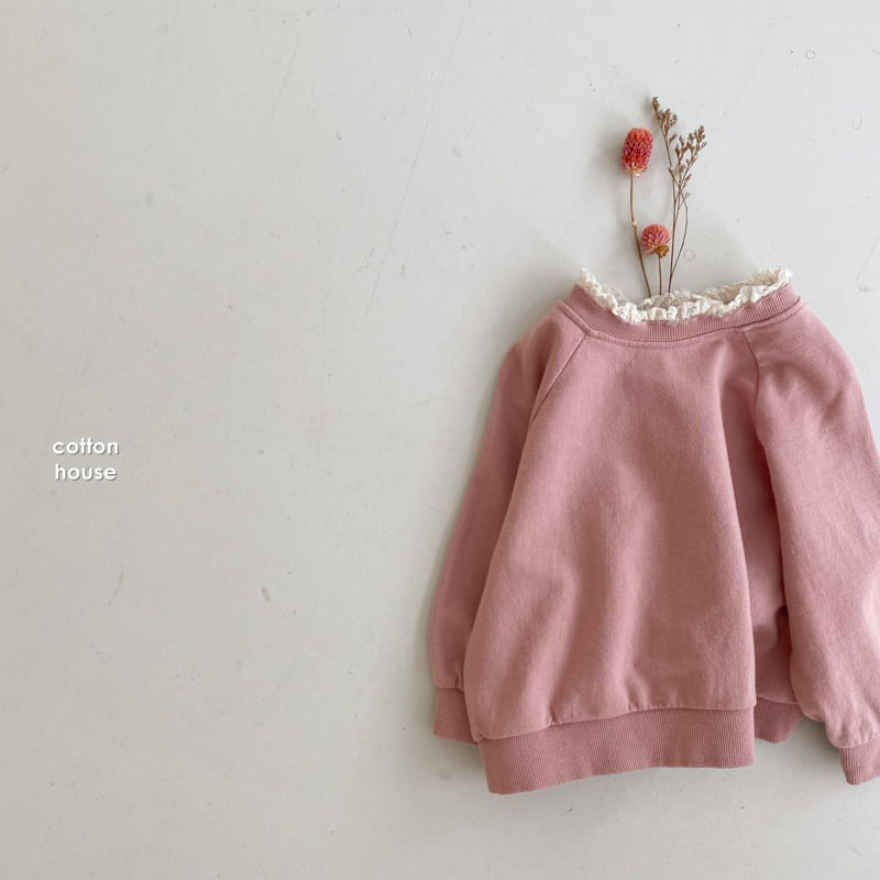 COTTON HOUSE - Korean Children Fashion - #Kfashion4kids - Lace Collar Pullover - 11