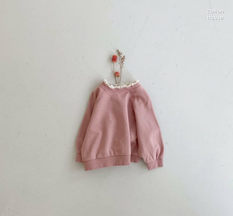 COTTON HOUSE - Korean Children Fashion - #Kfashion4kids - Lace Collar Pullover - 3