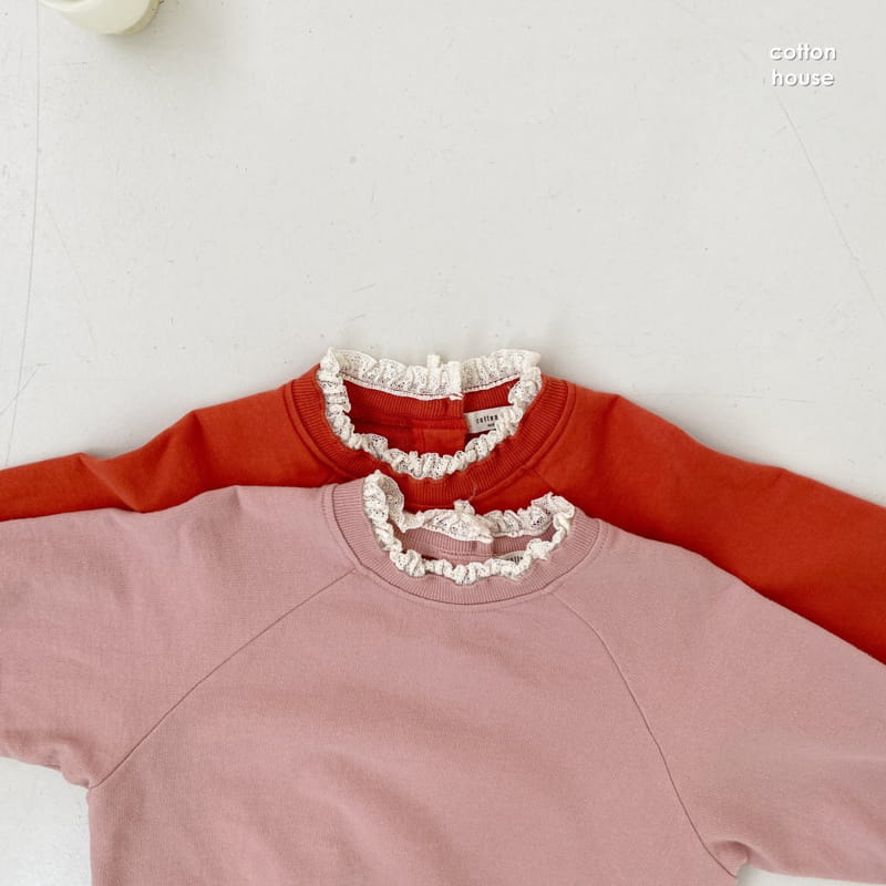 COTTON HOUSE - Korean Children Fashion - #Kfashion4kids - Lace Collar Pullover - 7