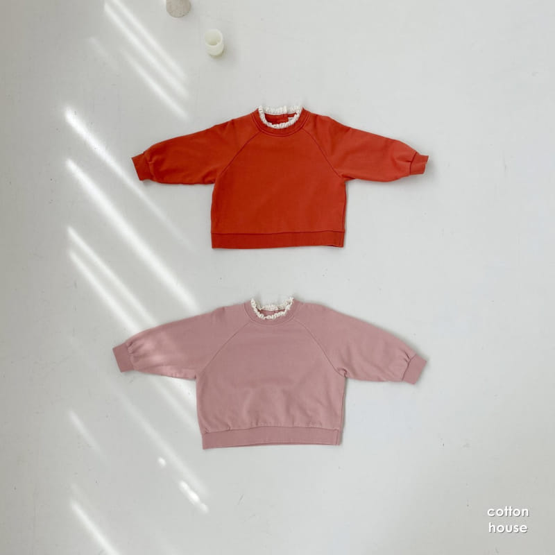 COTTON HOUSE - Korean Children Fashion - #Kfashion4kids - Lace Collar Pullover - 8