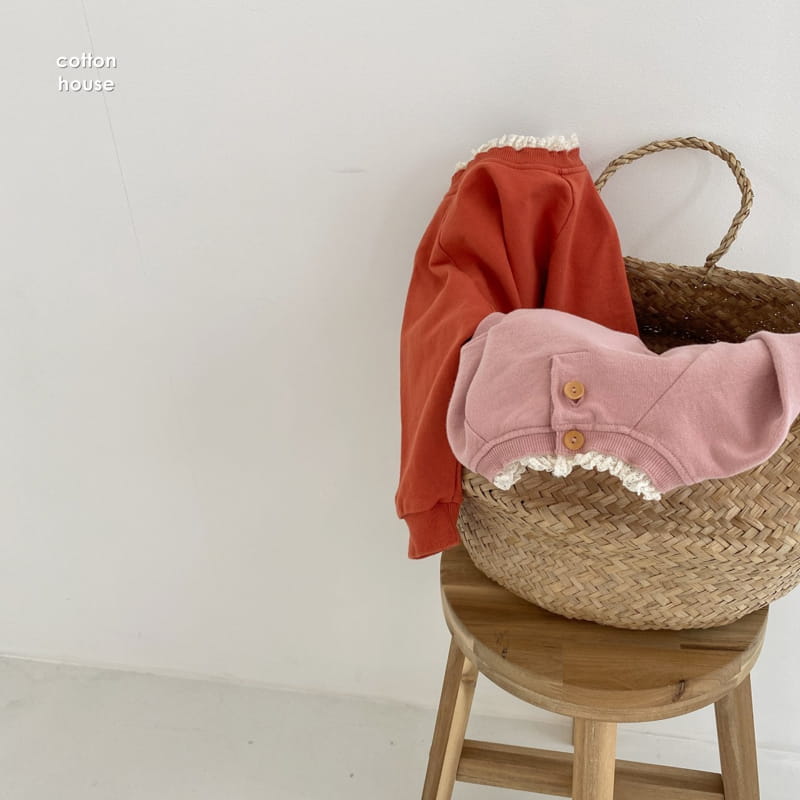 COTTON HOUSE - Korean Children Fashion - #Kfashion4kids - Lace Collar Pullover - 9