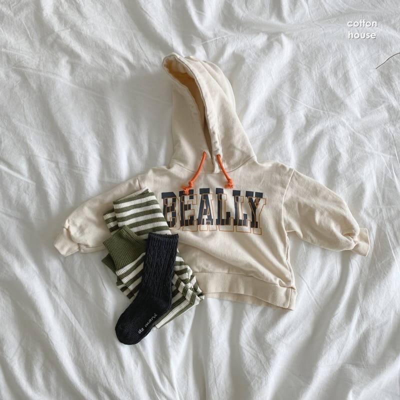 COTTON HOUSE - Korean Children Fashion - #Kfashion4kids - Beally Hood Sweatshirt