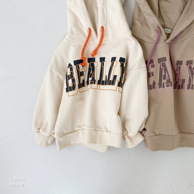 COTTON HOUSE - Korean Children Fashion - #Kfashion4kids - Beally Hood Sweatshirt - 4