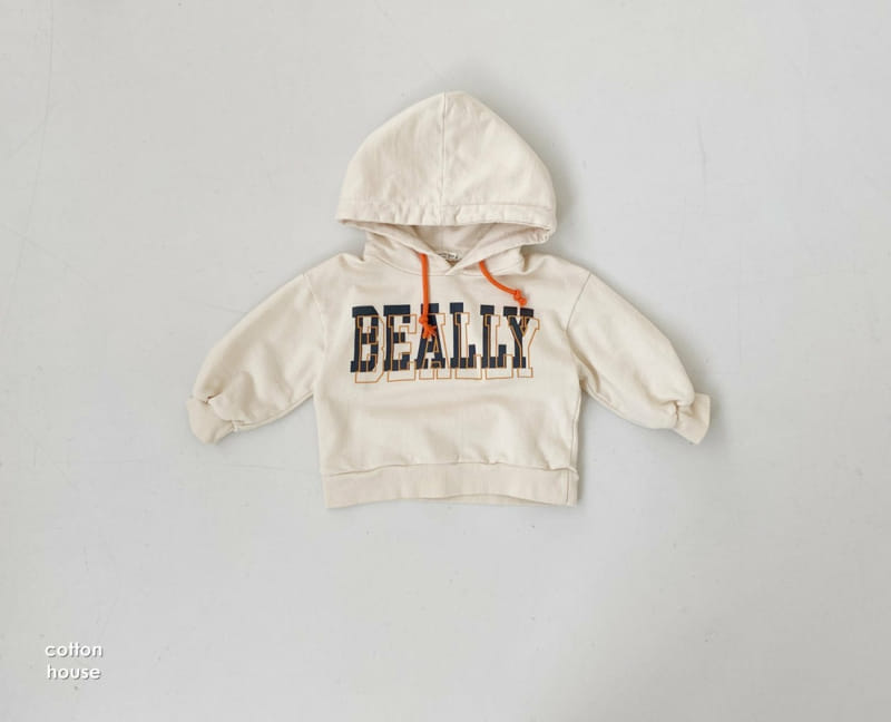 COTTON HOUSE - Korean Children Fashion - #Kfashion4kids - Beally Hood Sweatshirt - 9
