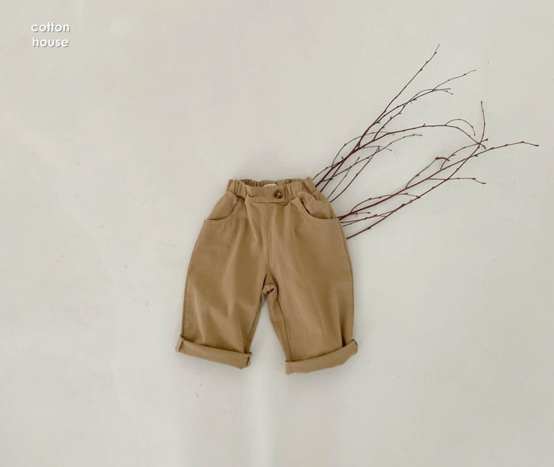 COTTON HOUSE - Korean Children Fashion - #Kfashion4kids - Twill Half Baggy Pants - 6