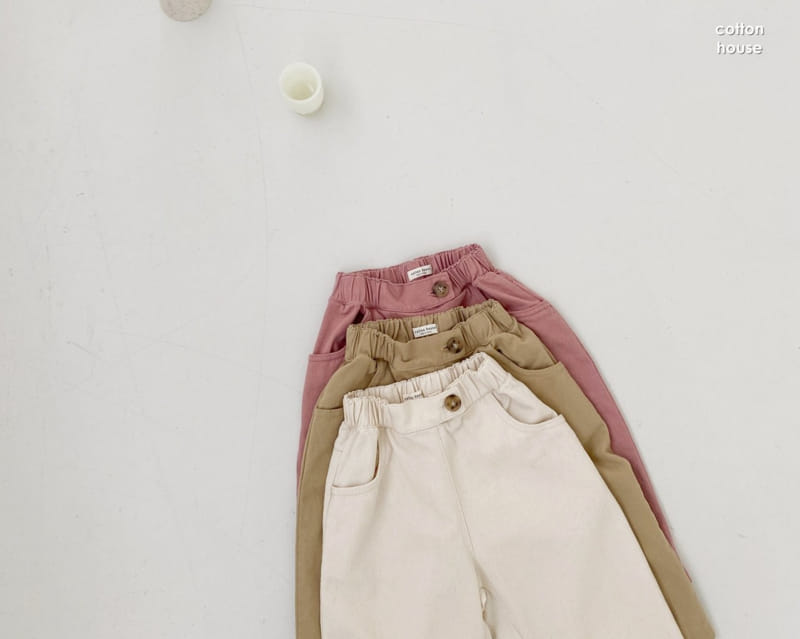 COTTON HOUSE - Korean Children Fashion - #Kfashion4kids - Twill Half Baggy Pants - 9