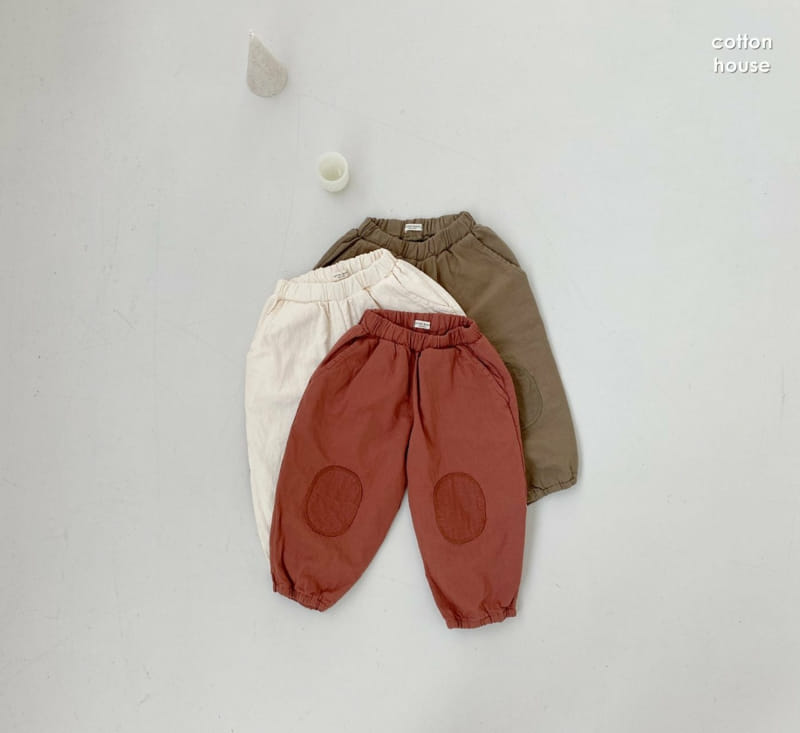 COTTON HOUSE - Korean Children Fashion - #Kfashion4kids - Bread Patch Pants - 3
