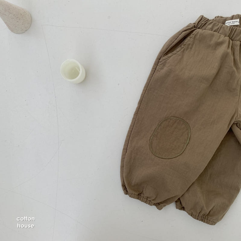 COTTON HOUSE - Korean Children Fashion - #Kfashion4kids - Bread Patch Pants - 8