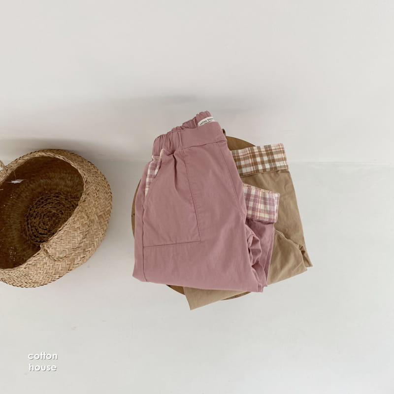 COTTON HOUSE - Korean Children Fashion - #Kfashion4kids - Check Straight Pants - 10
