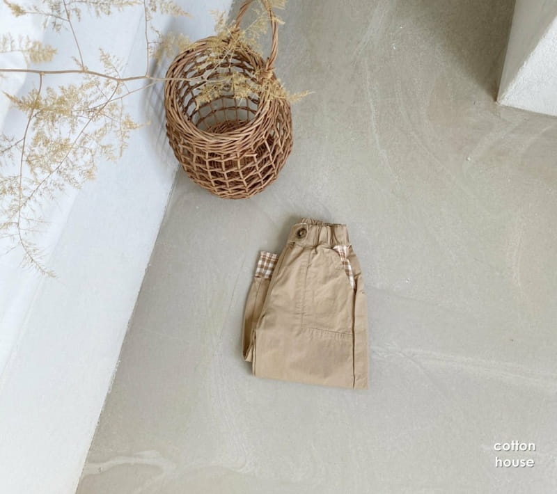 COTTON HOUSE - Korean Children Fashion - #Kfashion4kids - Check Straight Pants - 11