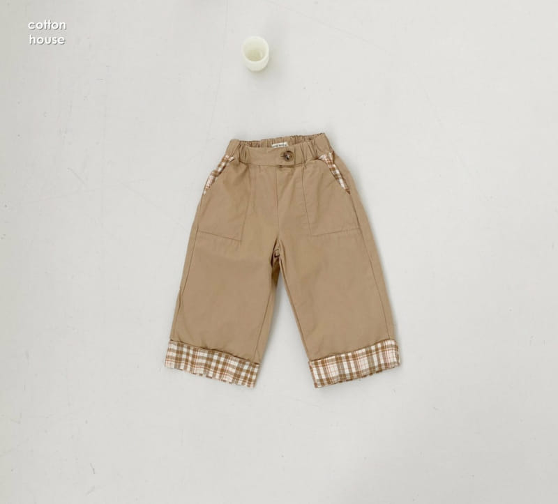 COTTON HOUSE - Korean Children Fashion - #Kfashion4kids - Check Straight Pants - 5