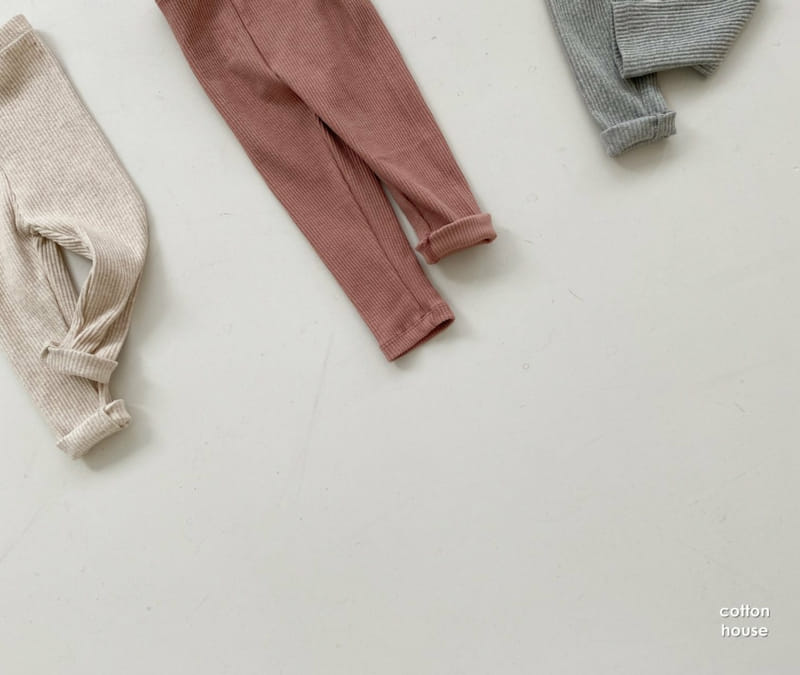 COTTON HOUSE - Korean Children Fashion - #Kfashion4kids - Rib Leggings - 11