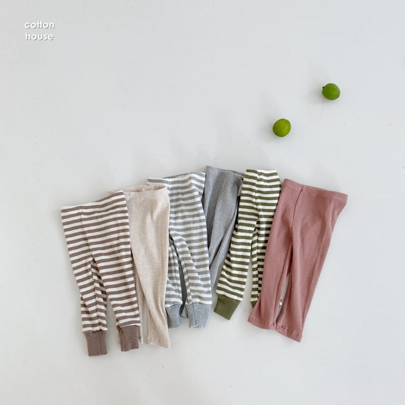 COTTON HOUSE - Korean Children Fashion - #Kfashion4kids - Rib Leggings - 12