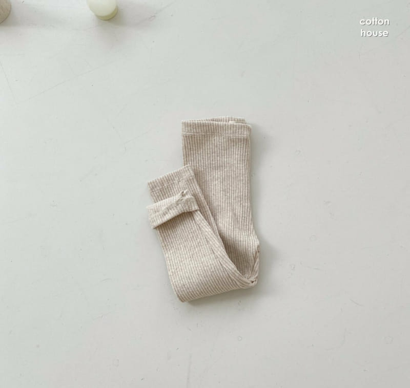 COTTON HOUSE - Korean Children Fashion - #Kfashion4kids - Rib Leggings - 5