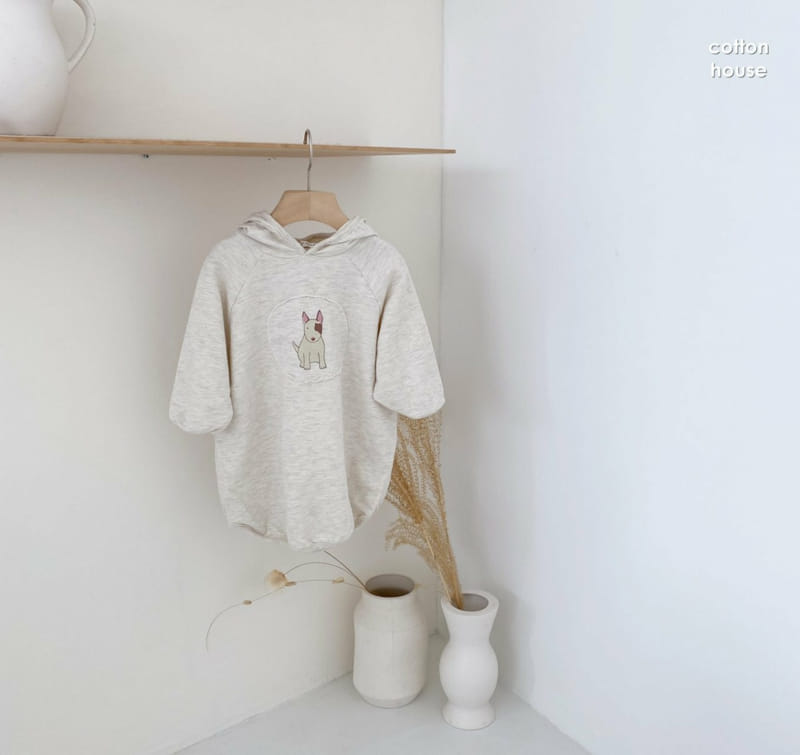 COTTON HOUSE - Korean Children Fashion - #Kfashion4kids - Bowwow Hood One-piece