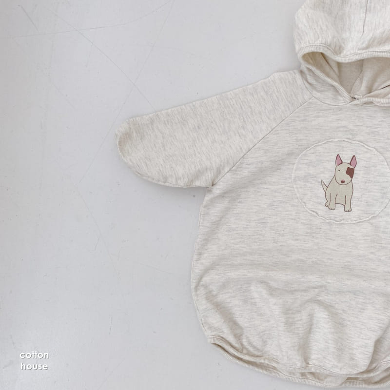 COTTON HOUSE - Korean Children Fashion - #Kfashion4kids - Bowwow Hood One-piece - 10