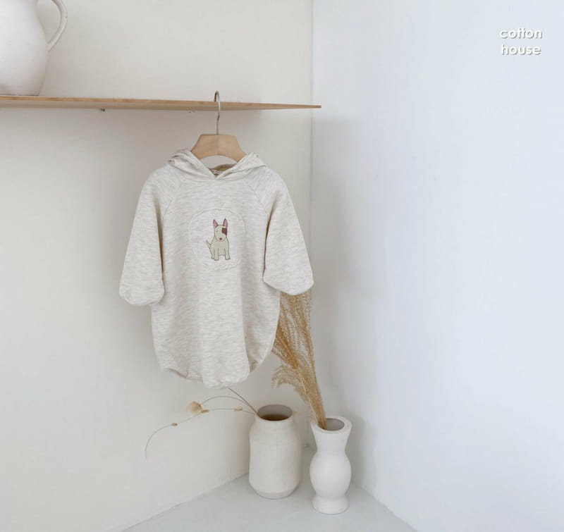 COTTON HOUSE - Korean Children Fashion - #Kfashion4kids - Bowwow Hood One-piece - 2