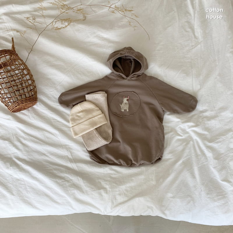 COTTON HOUSE - Korean Children Fashion - #Kfashion4kids - Bowwow Hood One-piece - 5