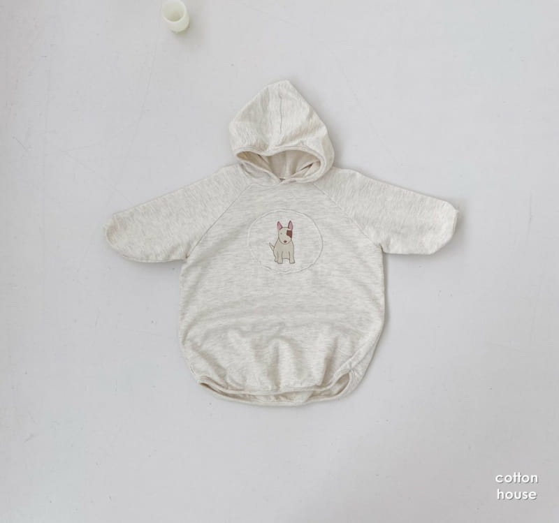 COTTON HOUSE - Korean Children Fashion - #Kfashion4kids - Bowwow Hood One-piece - 7