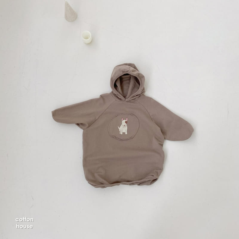 COTTON HOUSE - Korean Children Fashion - #Kfashion4kids - Bowwow Hood One-piece - 8