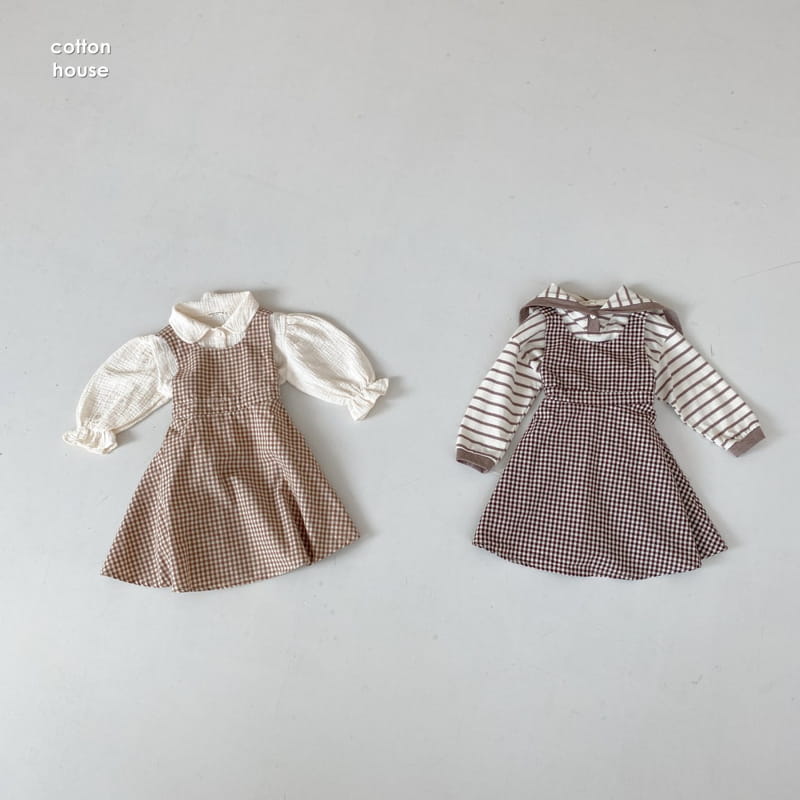 COTTON HOUSE - Korean Children Fashion - #Kfashion4kids - Sailor Stripe Tee - 12