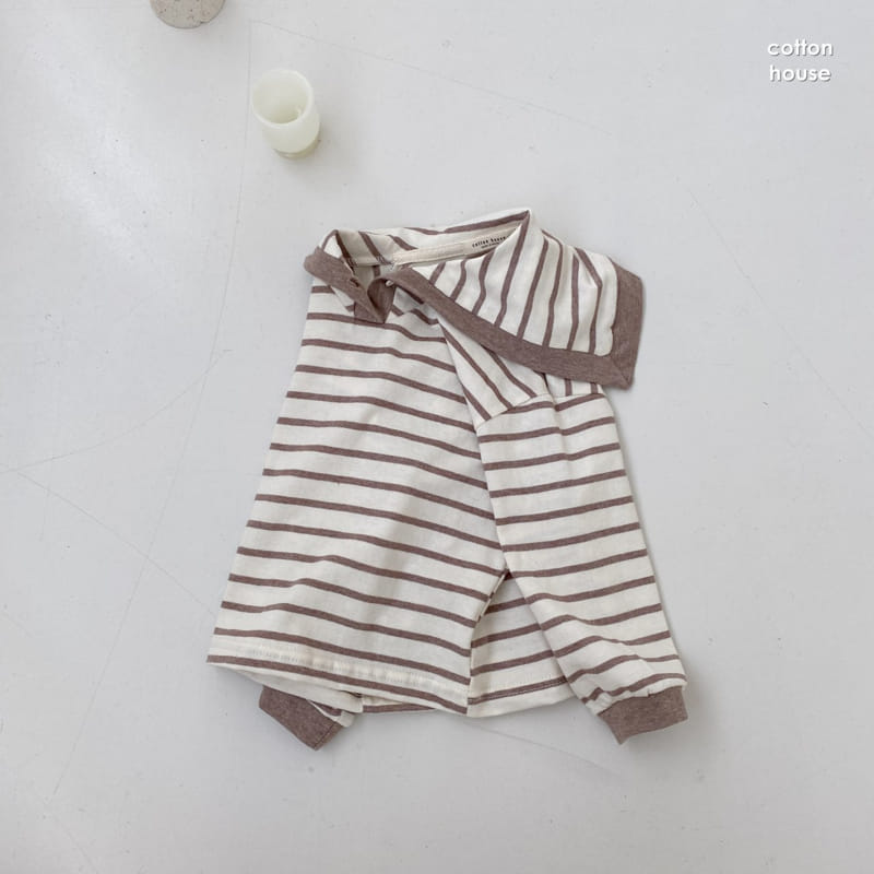 COTTON HOUSE - Korean Children Fashion - #Kfashion4kids - Sailor Stripe Tee - 4