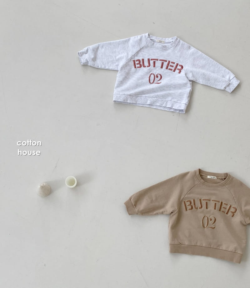 COTTON HOUSE - Korean Children Fashion - #Kfashion4kids - Butter Embroidery Sweatshirt - 2