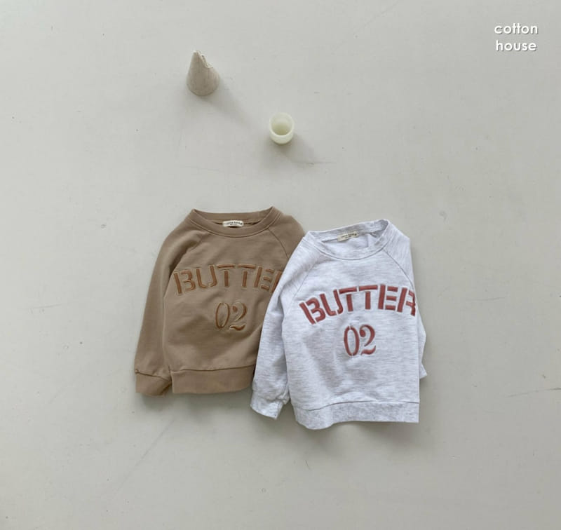 COTTON HOUSE - Korean Children Fashion - #Kfashion4kids - Butter Embroidery Sweatshirt - 3