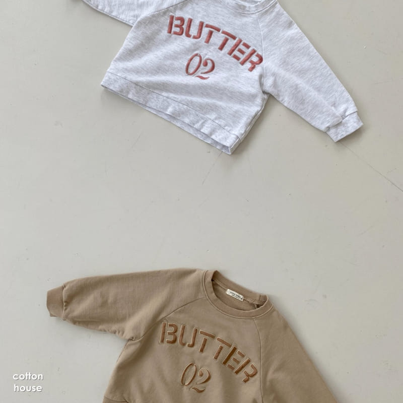 COTTON HOUSE - Korean Children Fashion - #Kfashion4kids - Butter Embroidery Sweatshirt - 4