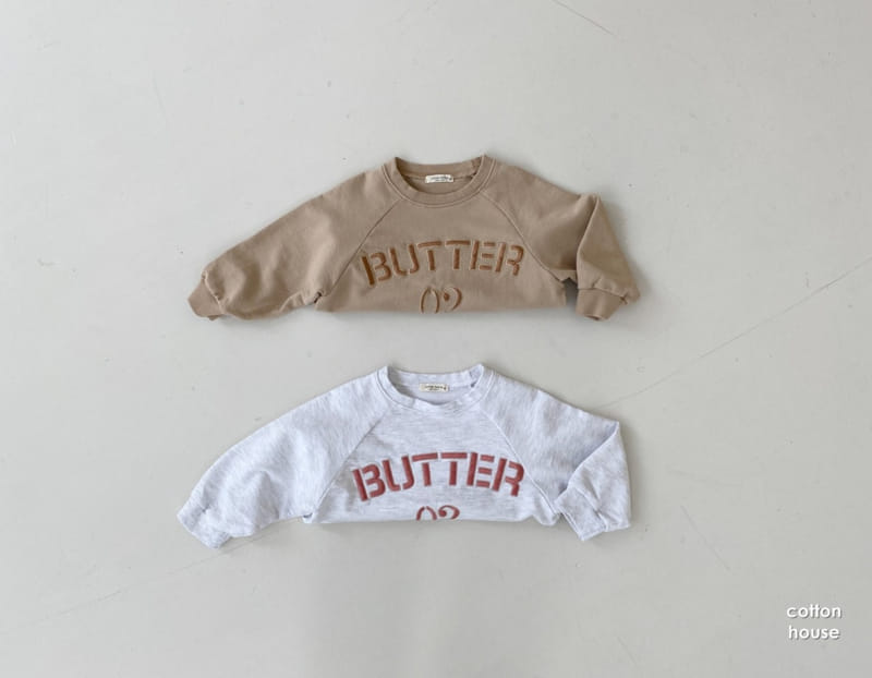 COTTON HOUSE - Korean Children Fashion - #Kfashion4kids - Butter Embroidery Sweatshirt - 5