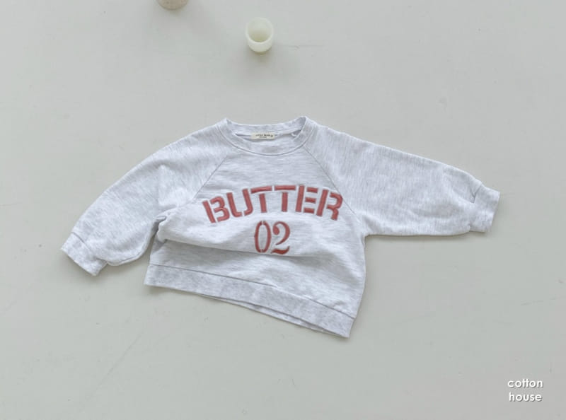 COTTON HOUSE - Korean Children Fashion - #Kfashion4kids - Butter Embroidery Sweatshirt - 6