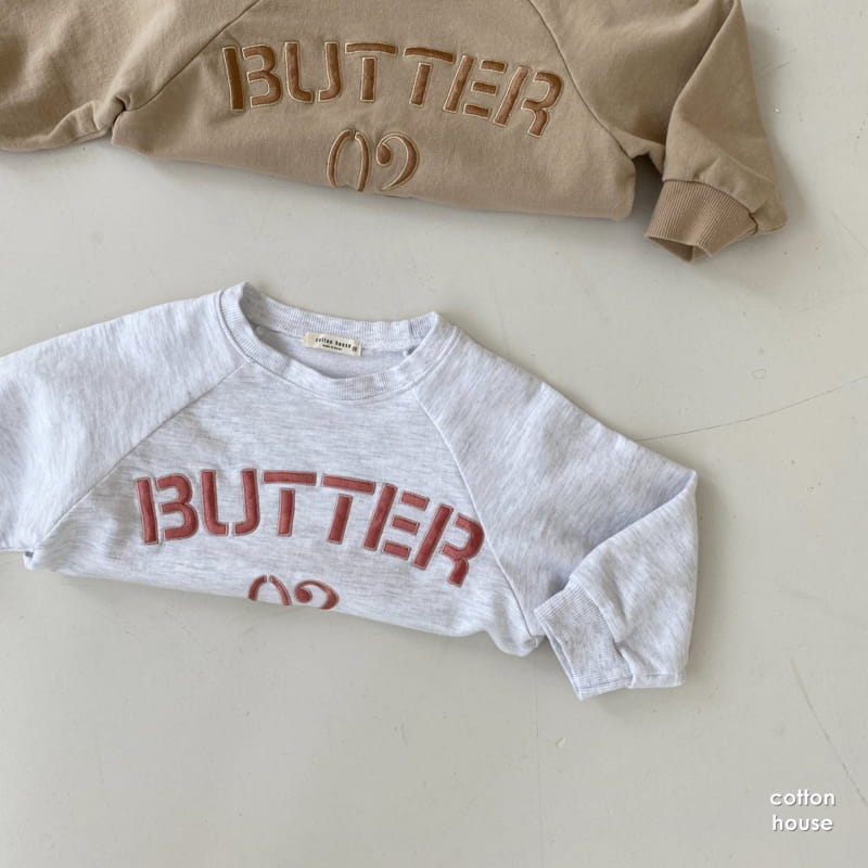 COTTON HOUSE - Korean Children Fashion - #Kfashion4kids - Butter Embroidery Sweatshirt - 8