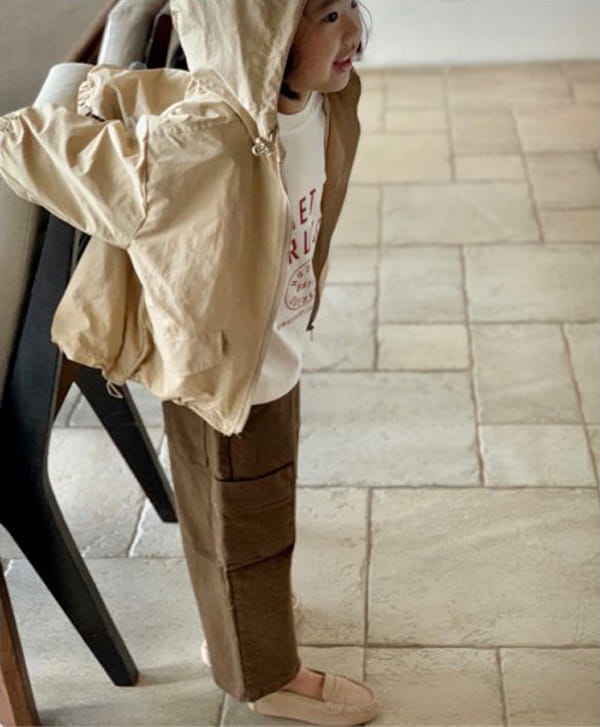 CREAM BBANG - Korean Children Fashion - #Kfashion4kids - And Hood Windbreaker - 7