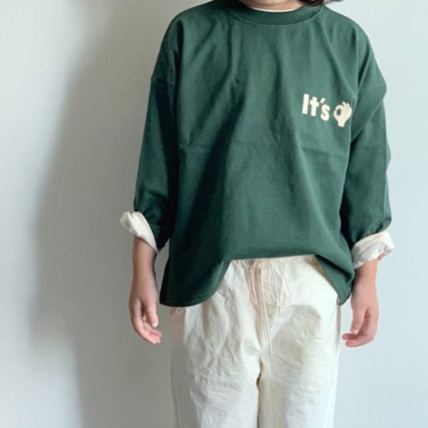 CREAM BBANG - Korean Children Fashion - #Kfashion4kids - Okay Front Back Print Tee - 2
