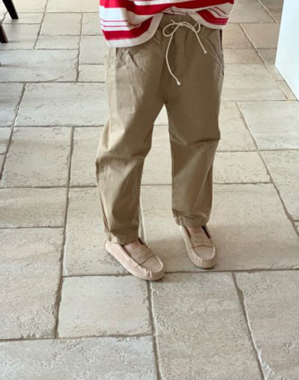 CREAM BBANG - Korean Children Fashion - #Kfashion4kids - Trophy Cotton Simple Pants - 11