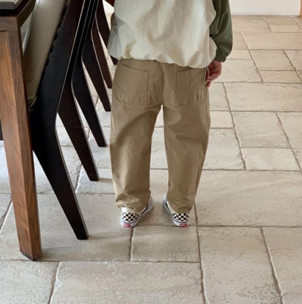 CREAM BBANG - Korean Children Fashion - #Kfashion4kids - Trophy Cotton Simple Pants - 12