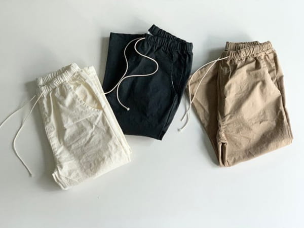 CREAM BBANG - Korean Children Fashion - #Kfashion4kids - Trophy Cotton Simple Pants - 2