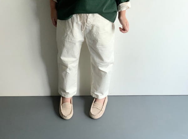CREAM BBANG - Korean Children Fashion - #Kfashion4kids - Trophy Cotton Simple Pants - 3