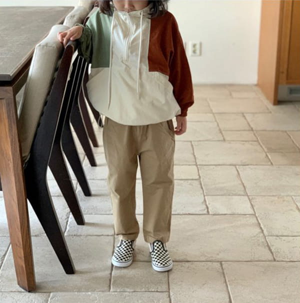 CREAM BBANG - Korean Children Fashion - #Kfashion4kids - Trophy Cotton Simple Pants - 6