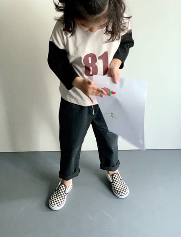 CREAM BBANG - Korean Children Fashion - #Kfashion4kids - Trophy Cotton Simple Pants - 8